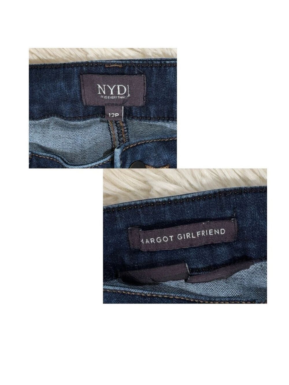 NYDJ Dark Blue Ankle Jeans - Picture 3 of 4